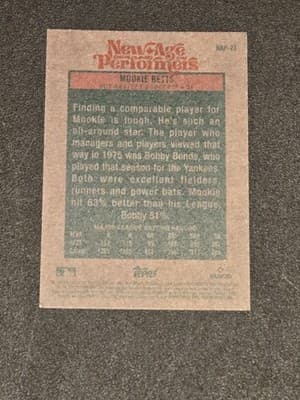 2024 Topps Heritage #NAP-23 Mookie Betts New Age Performers - Thumbnail 2