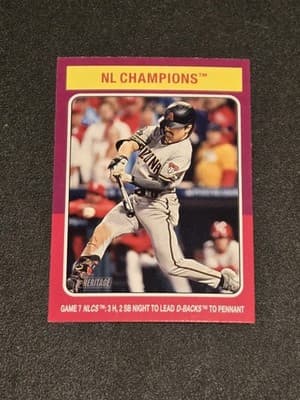 2024 Topps Heritage #459 NL Champions - Image 1