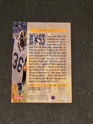 1994 Collector's Choice #35 Jerome Bettis - Thumbnail 2