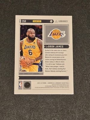 2021-22 Panini Chronicles #259 LeBron James Bronze - Thumbnail 2