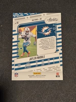 2024 Panini Absolute #68 Jaylen Waddle - Thumbnail 2