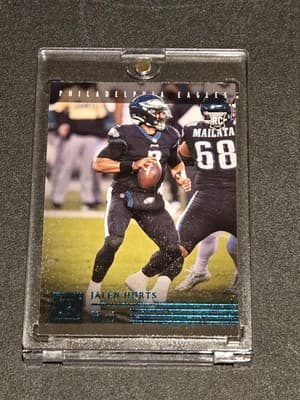 2020 Panini Chronicles #PA-5 Jalen Hurts Panini Teal - Image 1