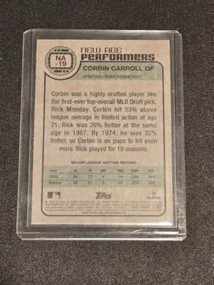 2023 Topps Heritage #NA-19 Corbin Carroll New Age Performers - Thumbnail 2