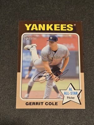 2024 Topps Heritage #331 Gerrit Cole - Image 1