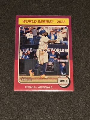 2024 Topps Heritage #461 World Series 2023: Game - Image 1