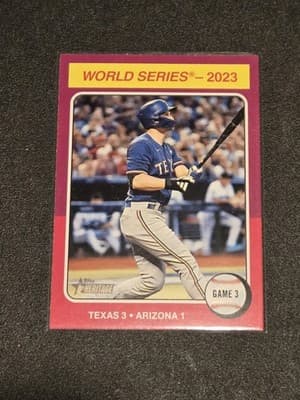 2024 Topps Heritage #463 World Series 2023: Game - Image 1