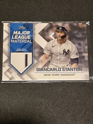 2022 Topps Update #MLM-GS Giancarlo Stanton Major League Material Relics - Image 1
