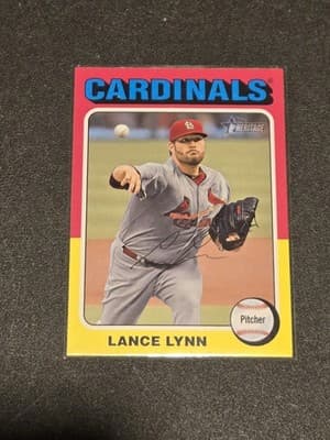 2024 Topps Heritage #259 Lance Lynn - Image 1