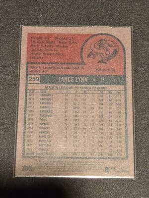 2024 Topps Heritage #259 Lance Lynn - Thumbnail 2