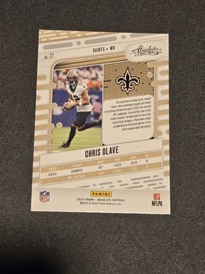 2024 Panini Absolute #77 Chris Olave - Thumbnail 2