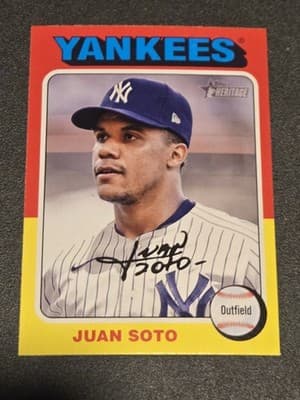 2024 Topps Heritage #143 Juan Soto - Image 1