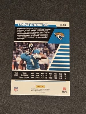 2022 Zenith #60 Travis Etienne Jr. Retail - Thumbnail 2