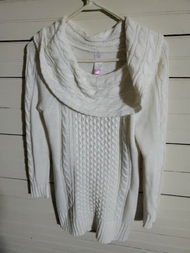 Womens NOBO White Sweatshirt Size L - Image 1
