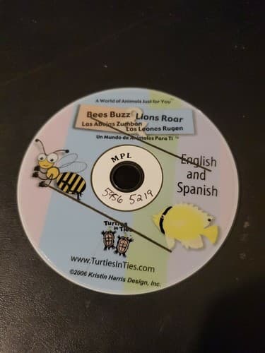 Bees Buzz And Lions Roar Dvd Disc Only English and Spanish - Image 1