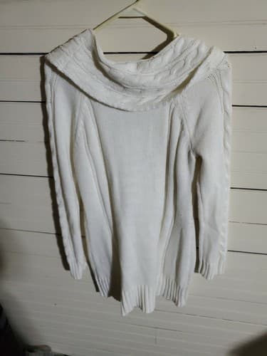 Womens NOBO White Sweatshirt Size L - Thumbnail 2