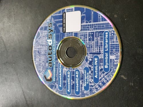 Autodsys Developers Of Fine CAD Products Dvd Disc Only - Image 1