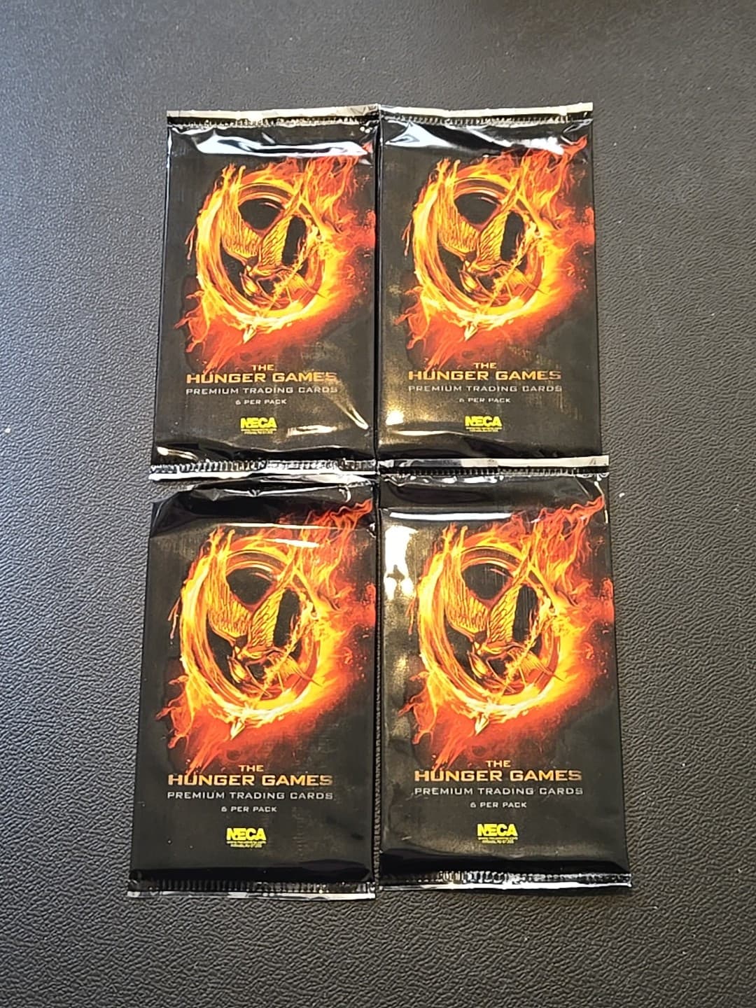 Lot Of 4 Hunger Games Card Packs - Image 1