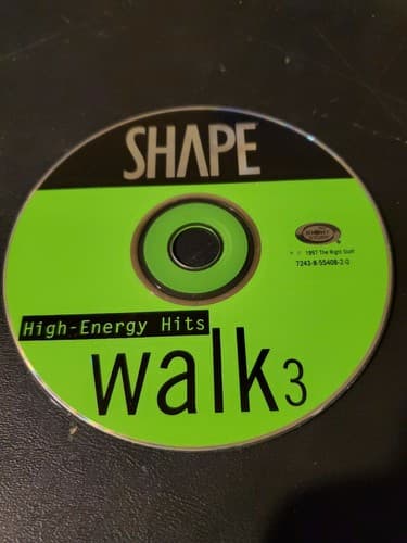Shape High-energy Hits Walk3 1997 DVD disk only - Image 1