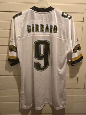 Reebok NFL Jacksonville Jaguars Mens XL Garrard 9 On Field Authentic Jersey - Image 1