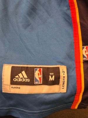 Adidas NBA Jersey Mens M Kevin Durant 35 Oklahoma City Thunder Swingman Sewn - Thumbnail 3