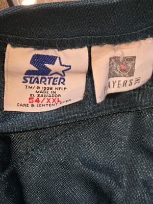 Starter NFL Jersey Mens 54 XXL Fryar 80 Philadelphia Eagles Teal Sewn Players - Thumbnail 2