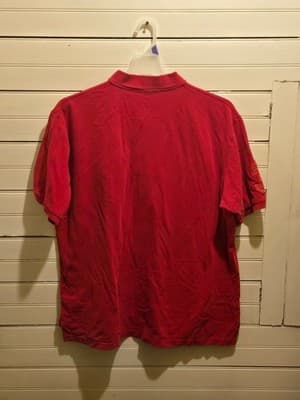 US Polo Assn Polo Shirt Mens XXL Red Short Sleeve Embroidered Logo Pique Cotton - Thumbnail 3