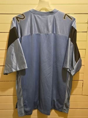 Lee Sport Football Jersey Mens XL Light Blue Mesh 72 Stitched Numbers Loose - Thumbnail 3