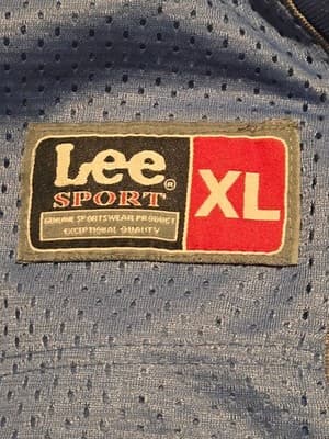 Lee Sport Football Jersey Mens XL Light Blue Mesh 72 Stitched Numbers Loose - Thumbnail 2