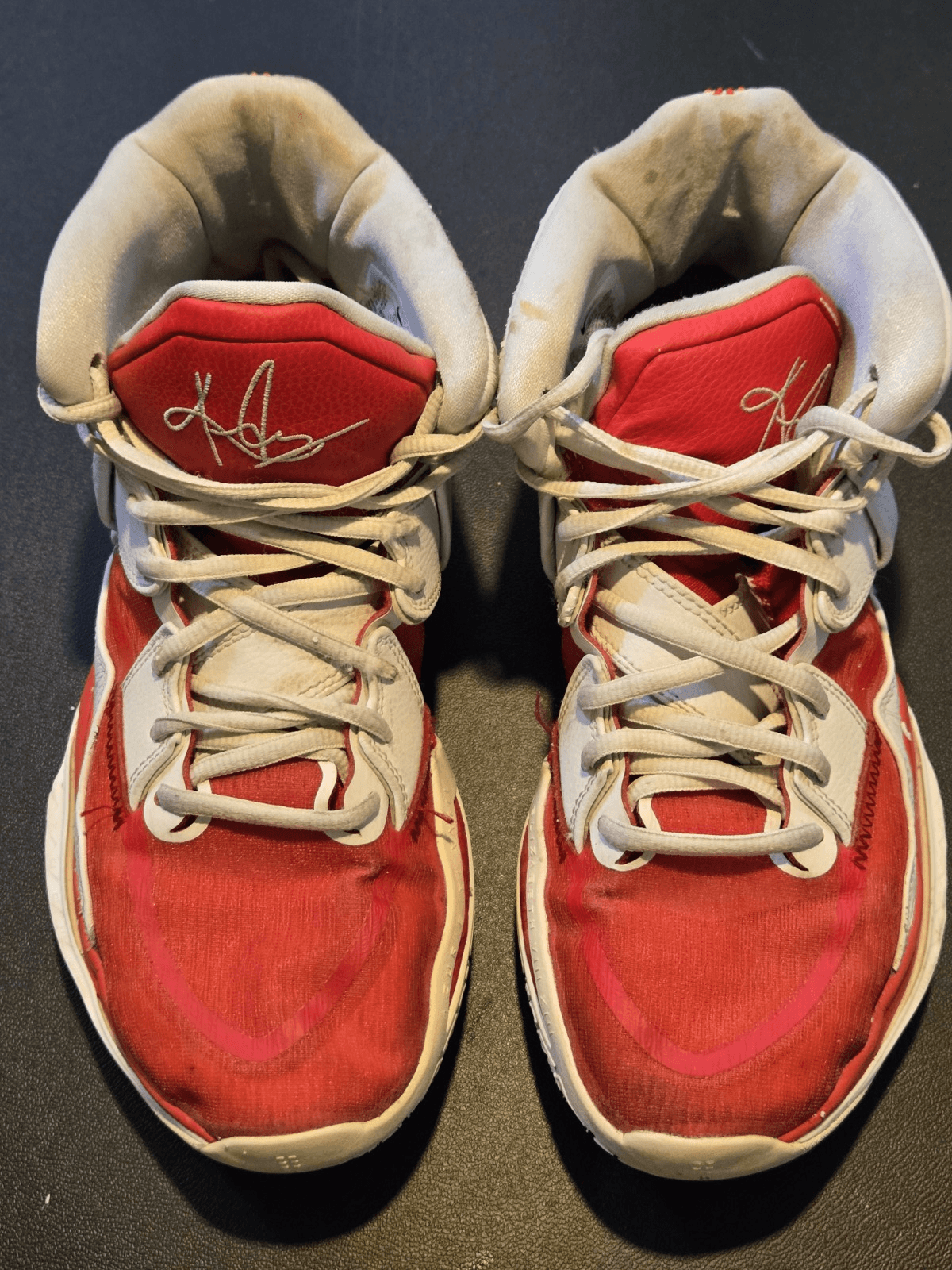 Nike Kyrie Infinity TB University Red White Used Men’s Size 10 Basketball - Image 1