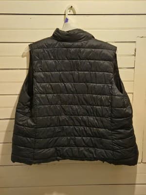 Gap Vest Mens XXL Black Quilted Puffer Lightweight Zippered Sleeveless Outerwear - Thumbnail 3