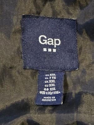 Gap Vest Mens XXL Black Quilted Puffer Lightweight Zippered Sleeveless Outerwear - Thumbnail 2