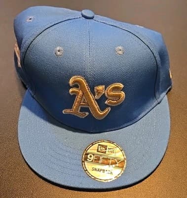 New Era Oakland A's Blue 1989 World Series 89' Snapback - Image 1