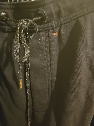 American Eagle Black Sweatpants Stretch Size XL Used With Small Stain - Thumbnail 5