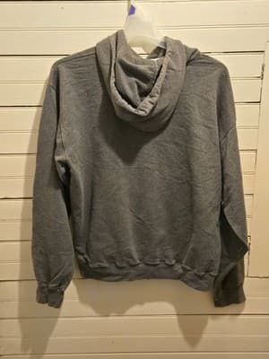 Champion Hoodie Unisex L Gray Pink IOWA Pullover Hooded Sweatshirt - Thumbnail 3