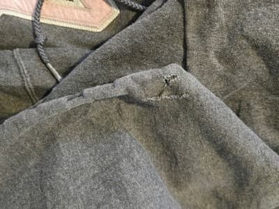 Champion Hoodie Unisex L Gray Pink IOWA Pullover Hooded Sweatshirt - Thumbnail 4