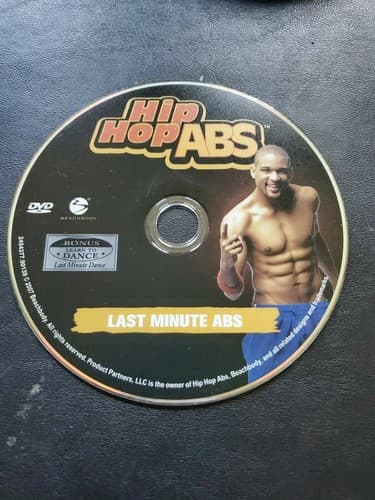 Hip Hop Abs Last Minute Abs and bonus last minute dance Dvd Disc Only - Image 1