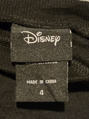 Disney Sweatshirt Women's 4 Black Long Sleeve Pullover Crewneck Cozy Casual Soft - Thumbnail 2