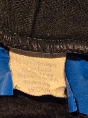 FBI Hoodie Mens M Dark Gray Pullover Sweatshirt Applique Letters Kangaroo Pocket - Thumbnail 2