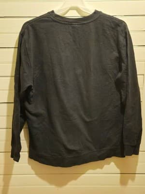 Cherub Embroidered Sweatshirt Mens XL Black Crewneck Angel Money Bag Graphic - Thumbnail 3