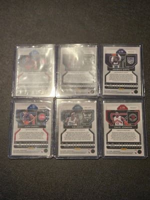Panini Prizm Red,White,Blue Rookie lot of 6 Basketball Luka Garza S.Lewis Cards - Thumbnail 2