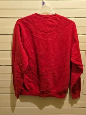 Holloway Sweatshirt Mens M McCook Bison Crewneck Pullover Red Collegiate - Image 1