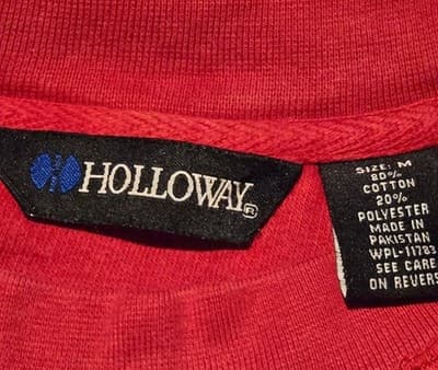 Holloway Sweatshirt Mens M McCook Bison Crewneck Pullover Red Collegiate - Thumbnail 3