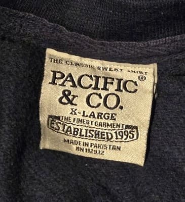 Pacific & Co. Sweatshirt Unisex XL Destin Florida Graphic Crewneck Navy - Thumbnail 2