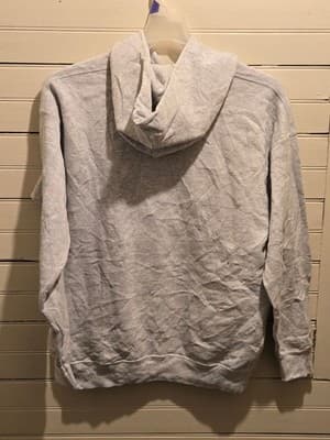 Lee Hoodie Mens XL Vintage Heppner Football 1992 Champions Mustangs Gray - Thumbnail 3