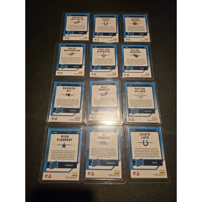 2024 Panini Donruss Optic Draft Picks Lot (12 Cards) – Refractors, Rated Rookies - Thumbnail 2