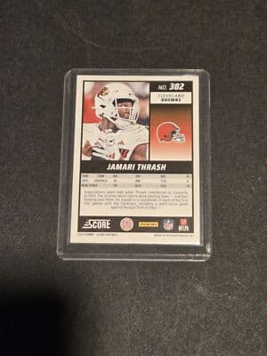 2024 Score #382 Jamari Thrash Orange 452/630 - Thumbnail 2