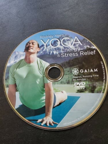 Rodney Yees Yoga For Energy & Stress Relief DVD Disc only - Image 1