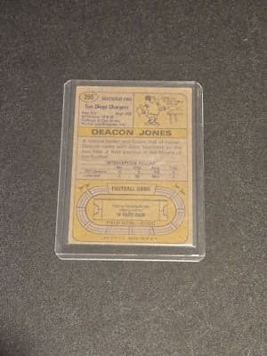1974 Topps #390 Deacon Jones - Thumbnail 2