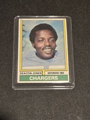 1974 Topps #390 Deacon Jones - Image 1