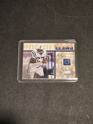2002 UD Piece of History #RG-5 Edgerrin James Rookie Glory - Image 1